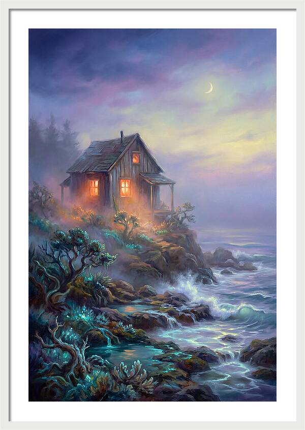 Coastal Shack At Dusk