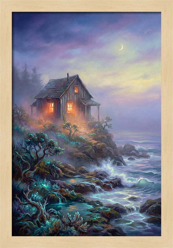 Coastal Shack At Dusk