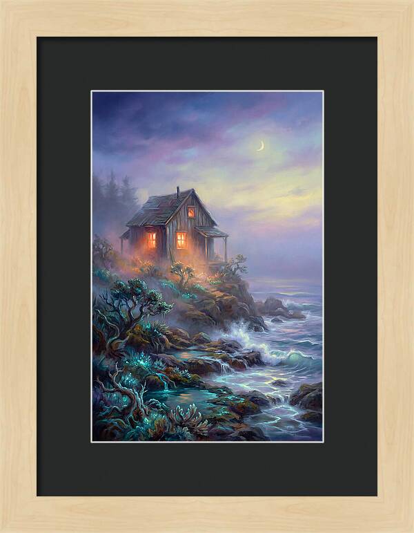 Coastal Shack At Dusk