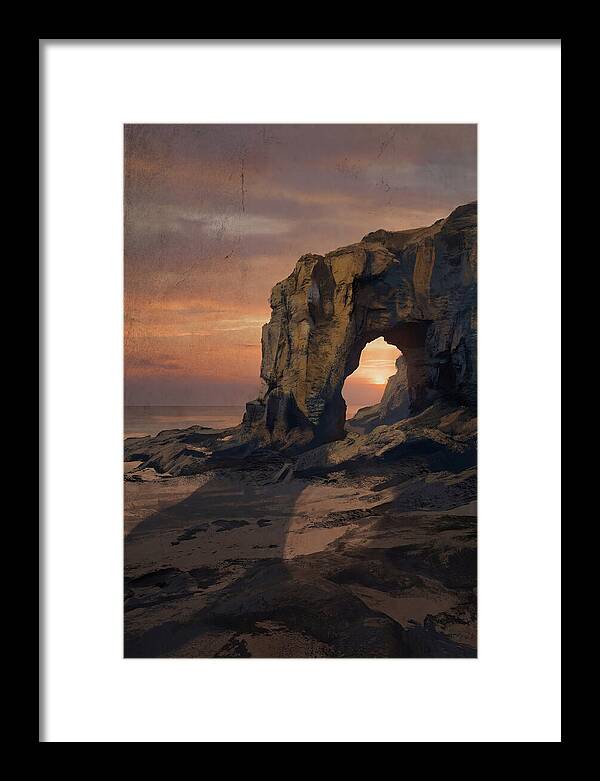 Coastal Stack With Natural Arch
