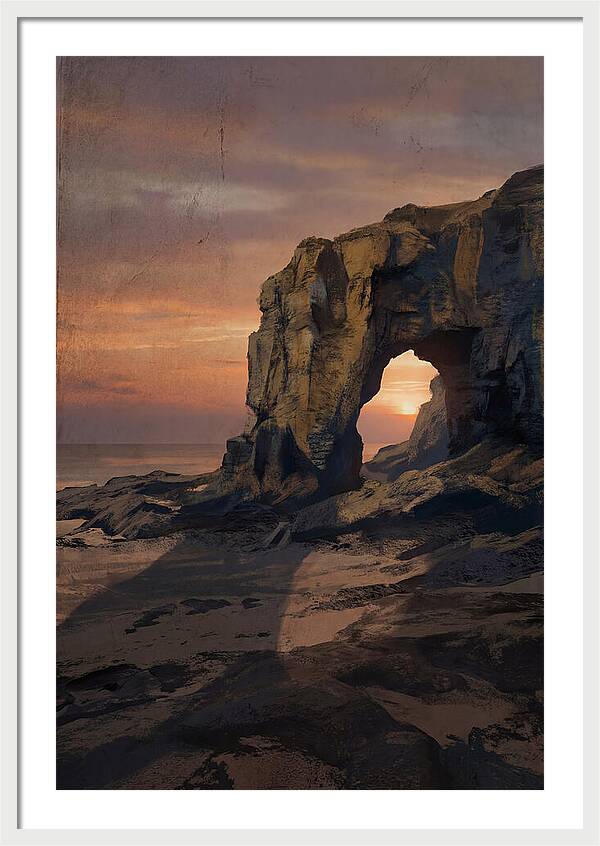 Coastal Stack With Natural Arch