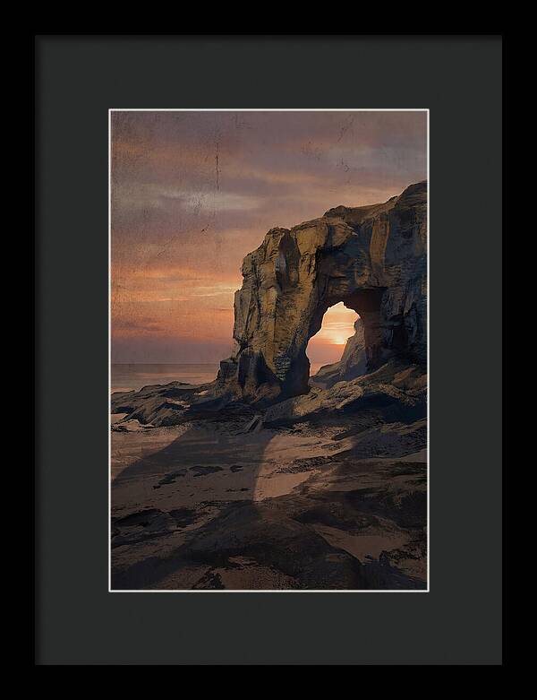Coastal Stack With Natural Arch