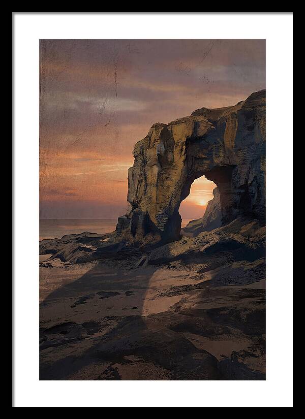 Coastal Stack With Natural Arch