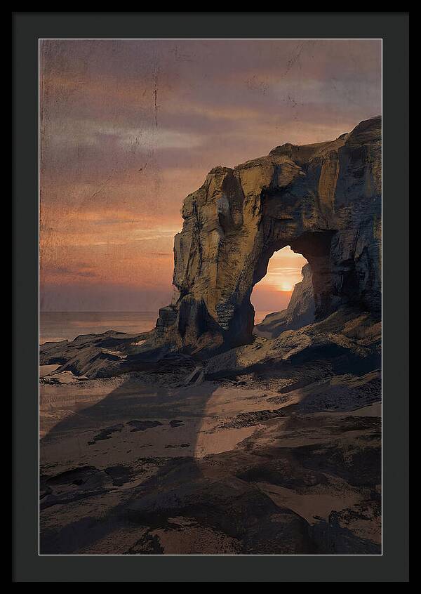 Coastal Stack With Natural Arch
