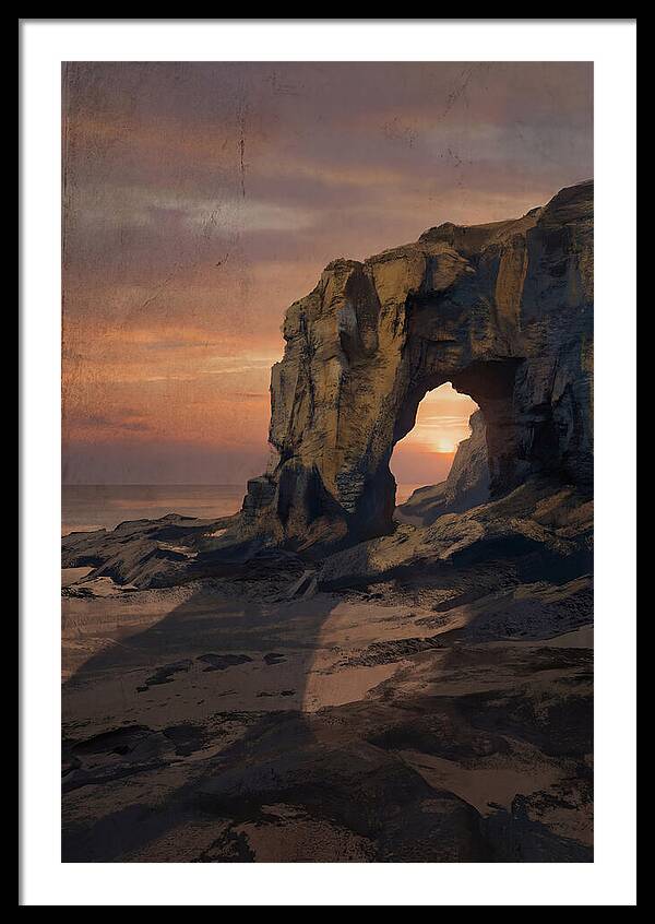 Coastal Stack With Natural Arch