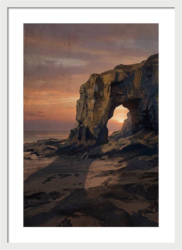 Coastal Stack With Natural Arch