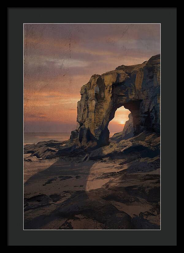 Coastal Stack With Natural Arch