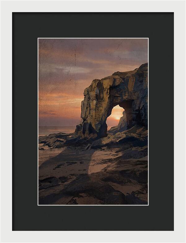 Coastal Stack With Natural Arch
