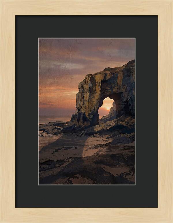 Coastal Stack With Natural Arch