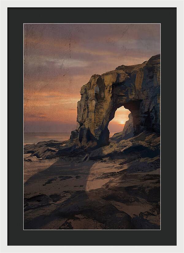 Coastal Stack With Natural Arch