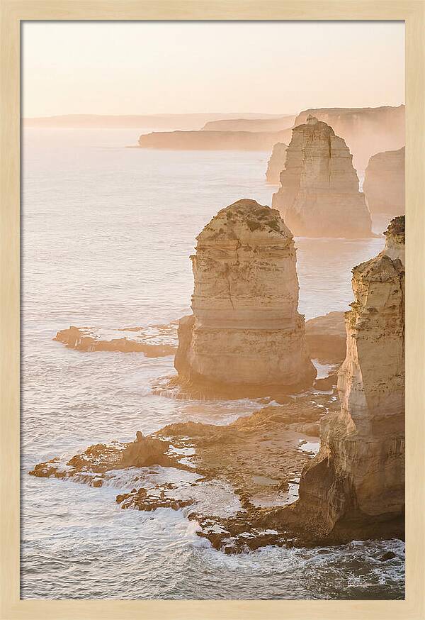 Coastal Stacks At Dusk