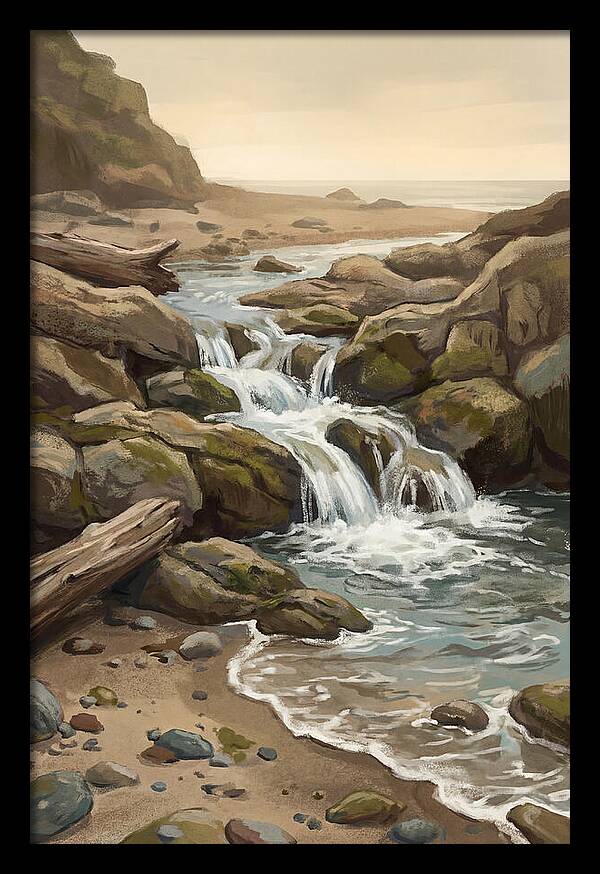 Coastal Stream Serenity