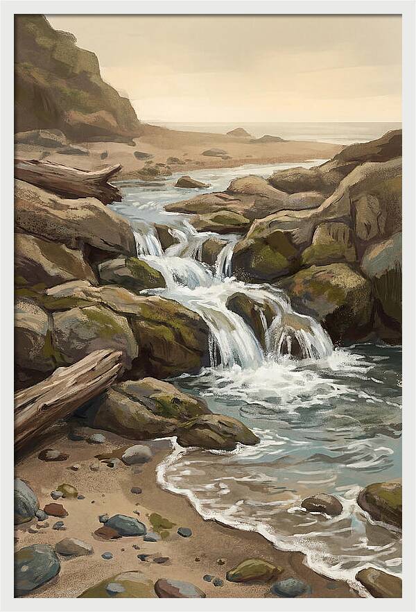 Coastal Stream Serenity