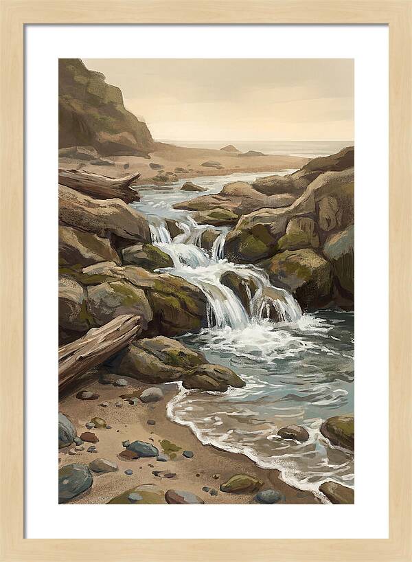 Coastal Stream Serenity