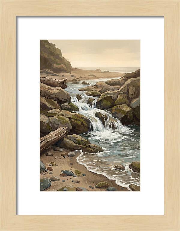Coastal Stream Serenity