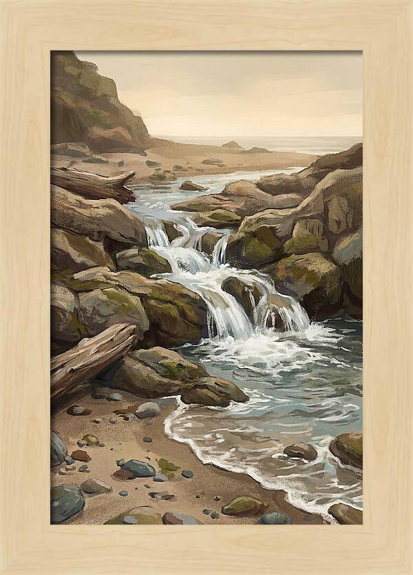 Coastal Stream Serenity