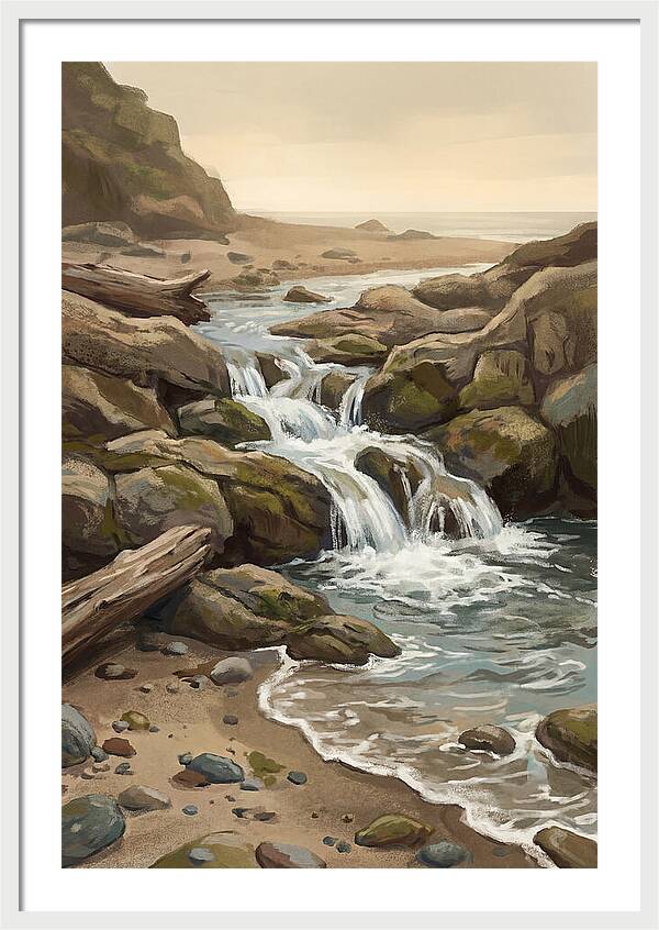 Coastal Stream Serenity