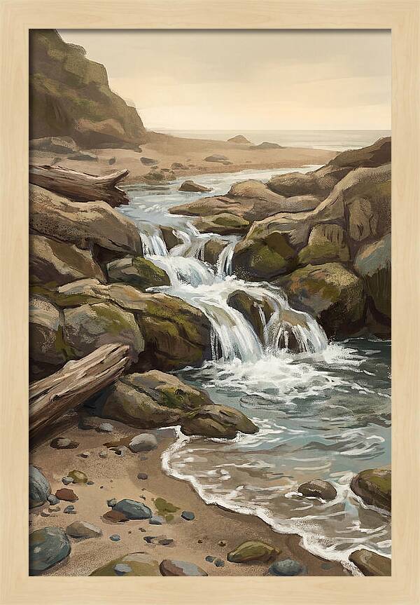 Coastal Stream Serenity