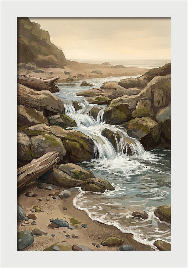 Coastal Stream Serenity