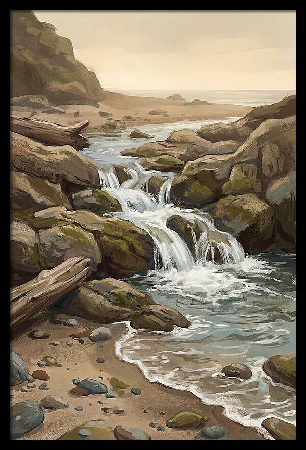 Coastal Stream Serenity