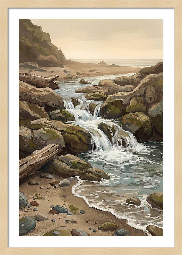 Coastal Stream Serenity