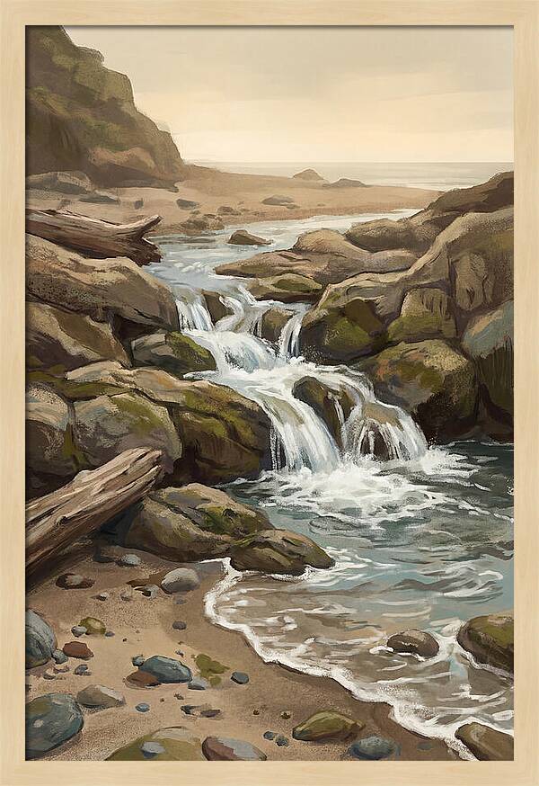Coastal Stream Serenity