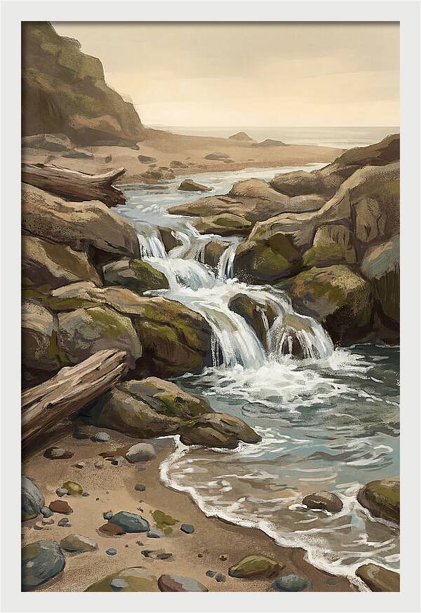 Coastal Stream Serenity