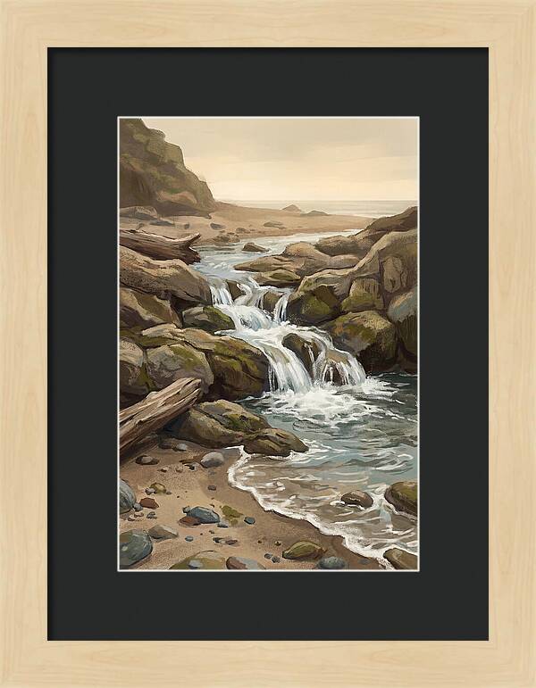 Coastal Stream Serenity