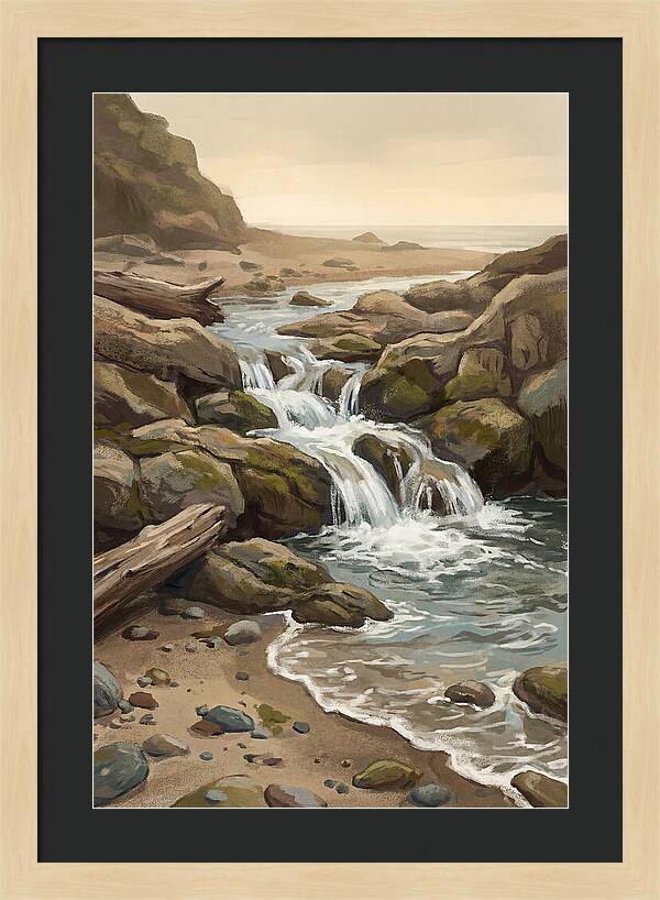Coastal Stream Serenity