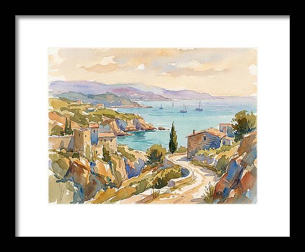 Coastal Tranquility Of The Mediterranean