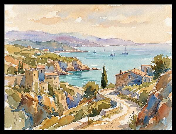 Coastal Tranquility Of The Mediterranean