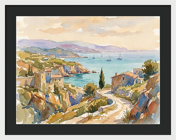 Coastal Tranquility Of The Mediterranean