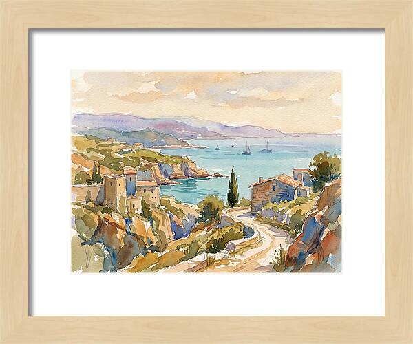 Coastal Tranquility Of The Mediterranean