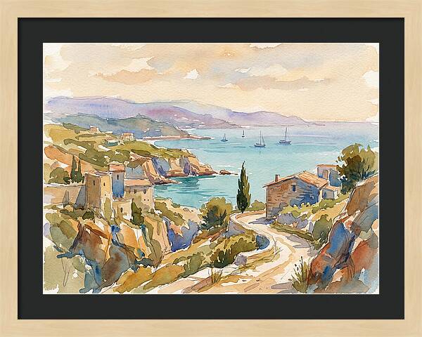 Coastal Tranquility Of The Mediterranean