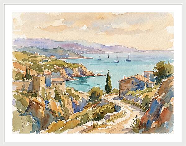 Coastal Tranquility Of The Mediterranean