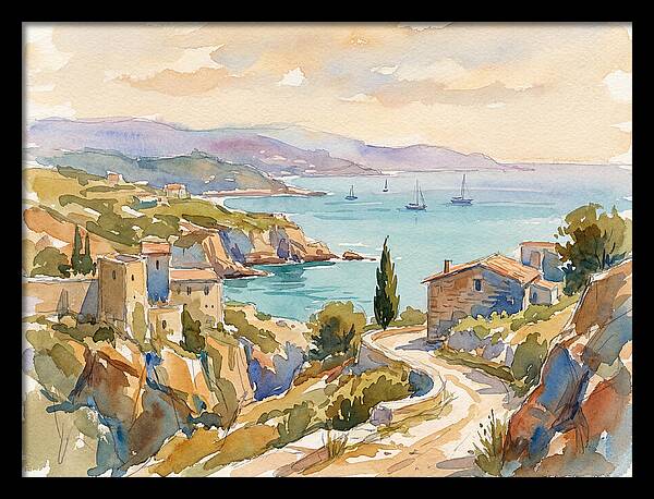 Coastal Tranquility Of The Mediterranean