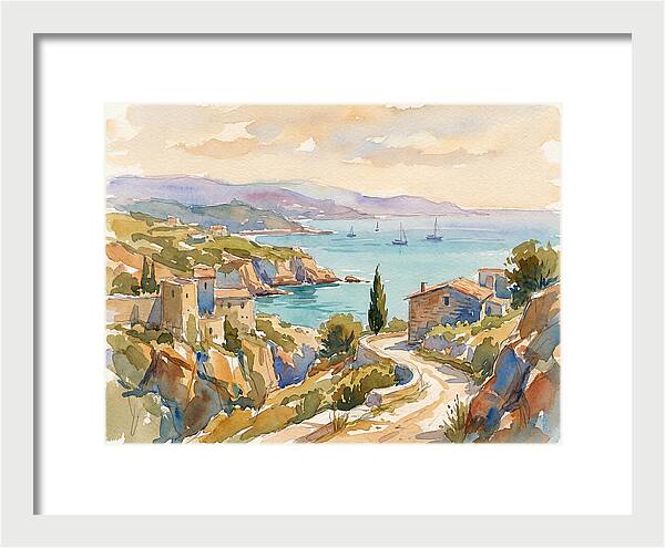 Coastal Tranquility Of The Mediterranean