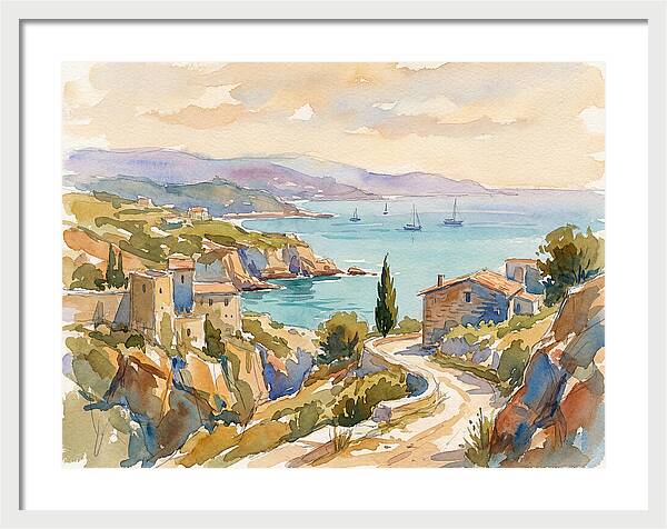 Coastal Tranquility Of The Mediterranean