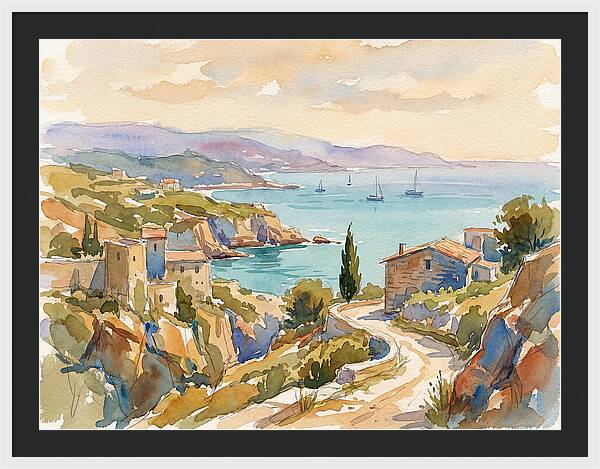 Coastal Tranquility Of The Mediterranean