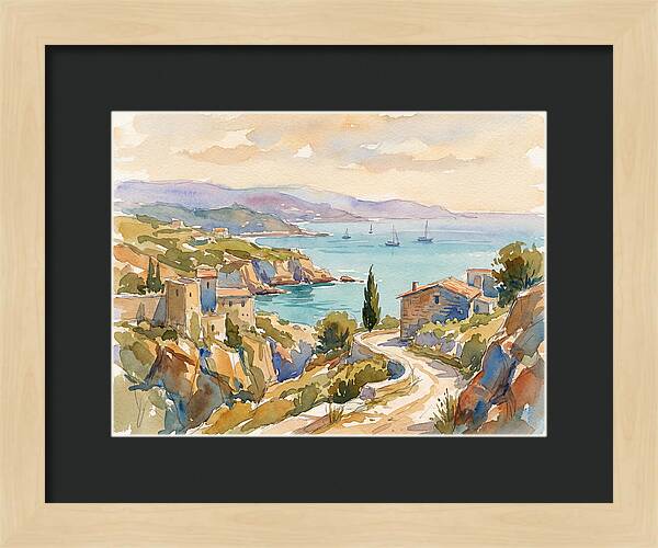 Coastal Tranquility Of The Mediterranean