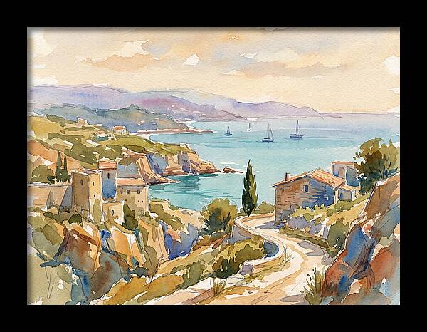 Coastal Tranquility Of The Mediterranean