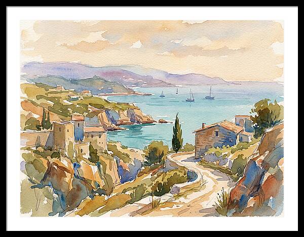 Coastal Tranquility Of The Mediterranean