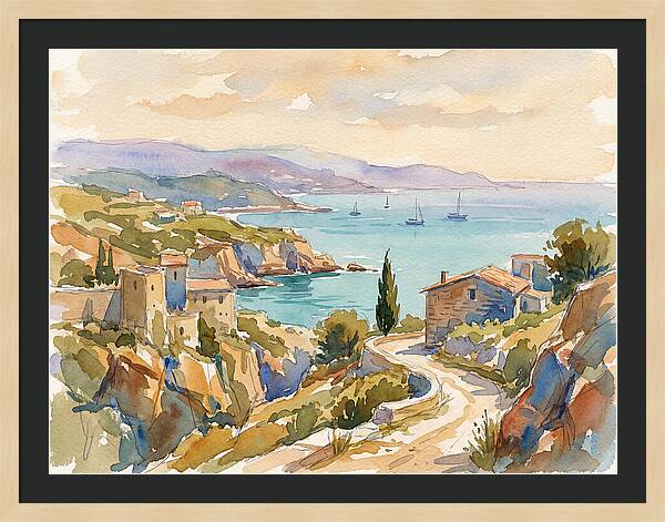 Coastal Tranquility Of The Mediterranean