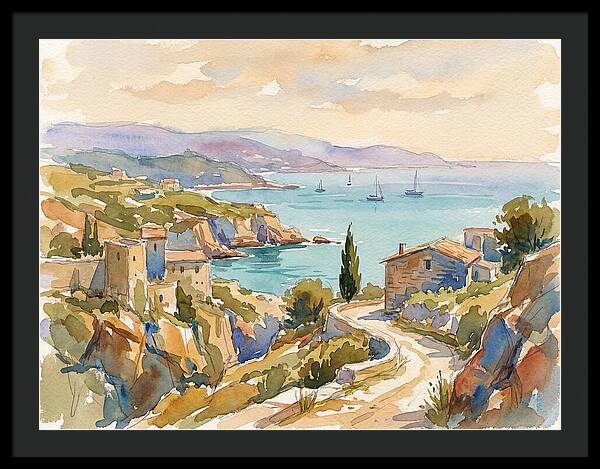 Coastal Tranquility Of The Mediterranean