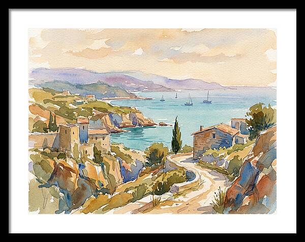 Coastal Tranquility Of The Mediterranean