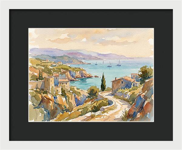 Coastal Tranquility Of The Mediterranean
