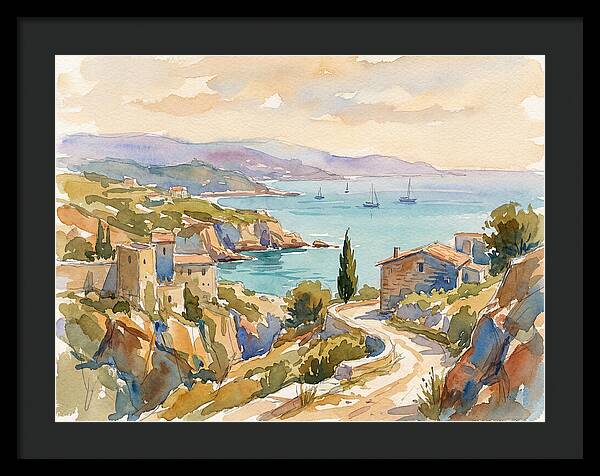 Coastal Tranquility Of The Mediterranean