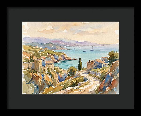 Coastal Tranquility Of The Mediterranean