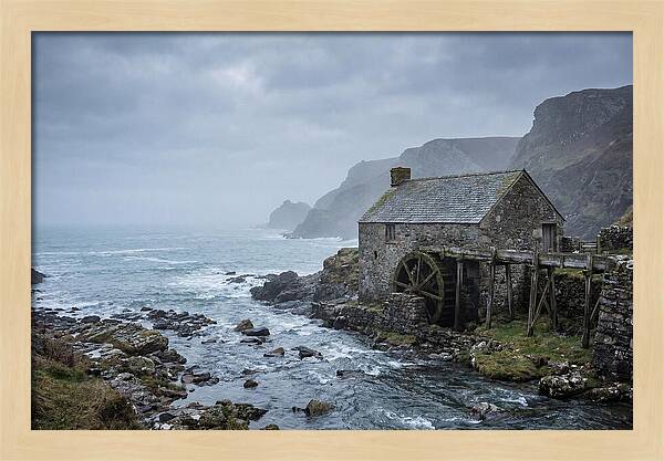 Coastal Watermill Serenity