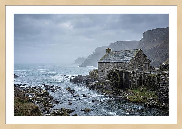 Coastal Watermill Serenity
